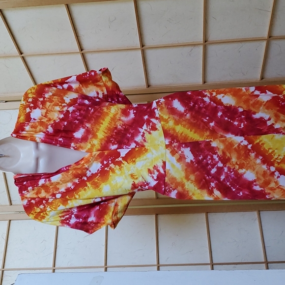 Women Multi-color Ibby Libby Casual Jumpsuit Size Small - Picture 4 of 5